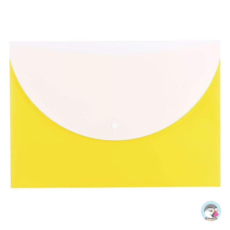 Teczka kopertowa na zatrzask A5 RIO żółta E38978 YELLOW DELI