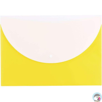 Teczka kopertowa na zatrzask A5 RIO żółta E38978 YELLOW DELI