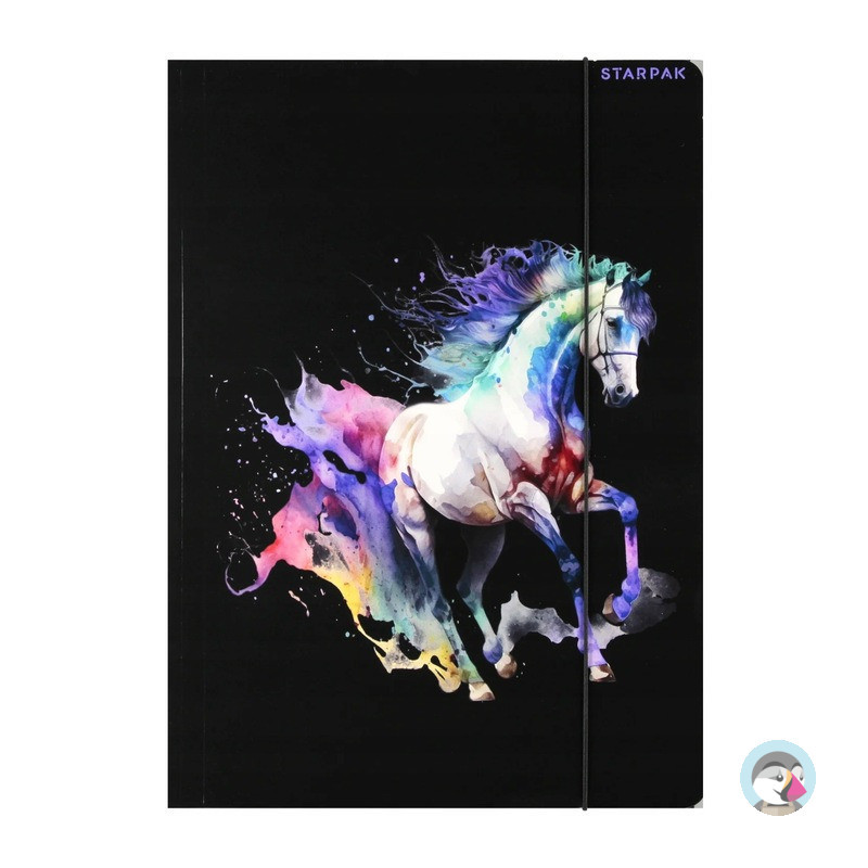 Teczka z gumką A4 HORSES 559714 STARPAK