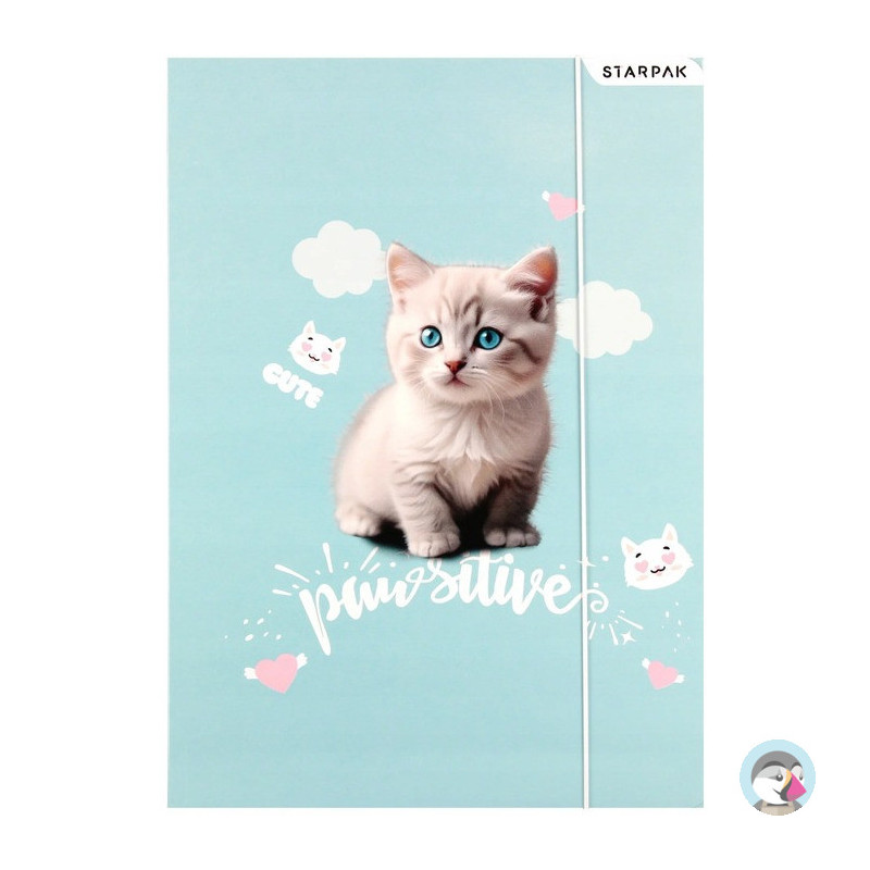 Teczka z gumką A4 KITTY 553545 STARPAK