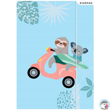 Teczka z gumką A4 KOALA 536503 STARPAK