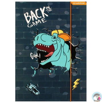 Teczka z gumką A4 SKATE DINO 536505 STARPAK