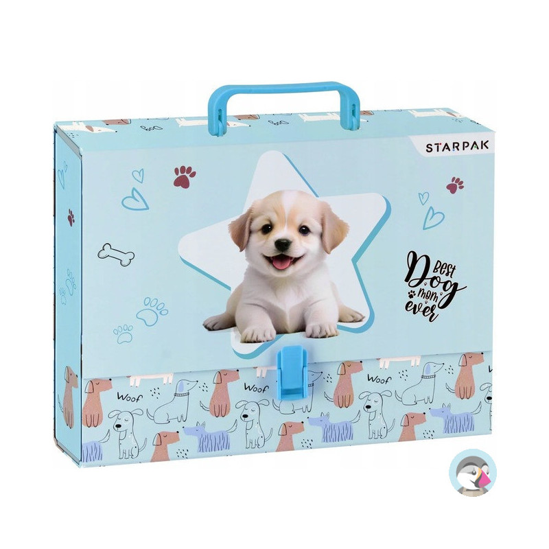Teczka z rączką A4/50mm CUTIES DOGGY 559322 STARPAK