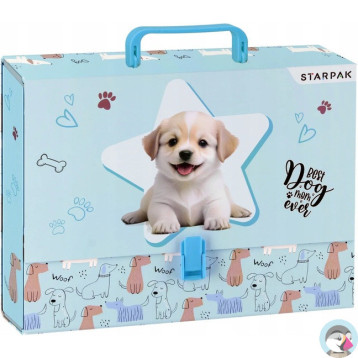Teczka z rączką A4/50mm CUTIES DOGGY 559322 STARPAK