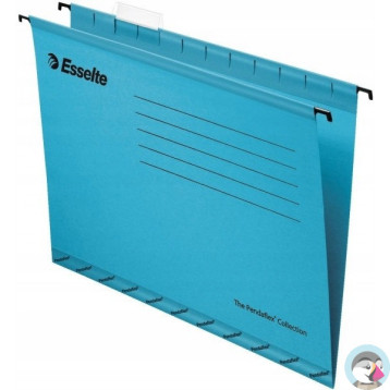 Teczki zawieszane A4 PENDAFLEX STANDARD niebieskie 25szt ESSELTE 90311