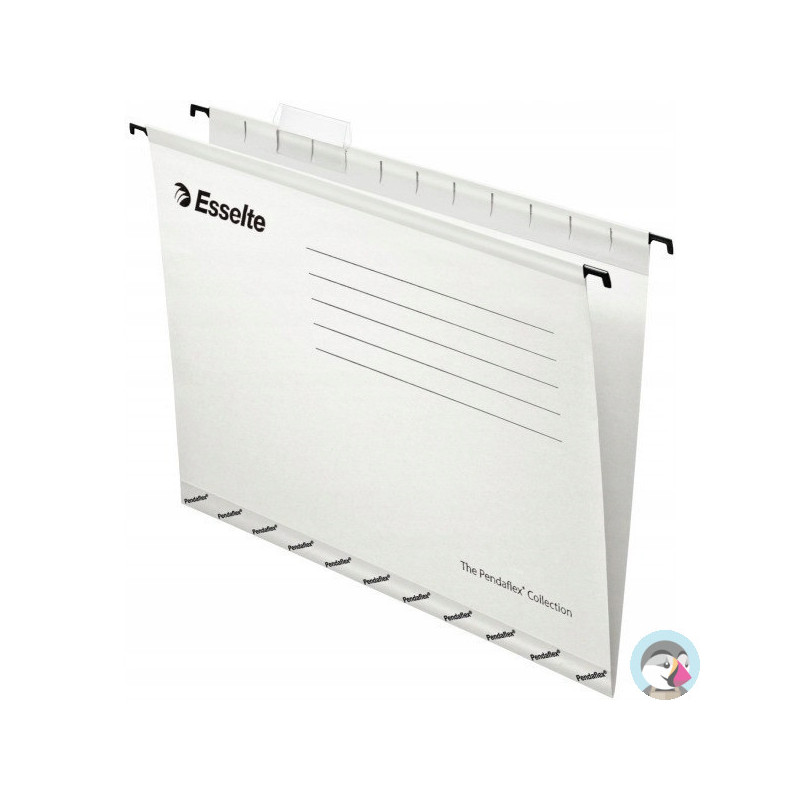 Teczki zawieszane A4 PENDAFLEX STANDARD białe 25szt 90319 ESSELTE