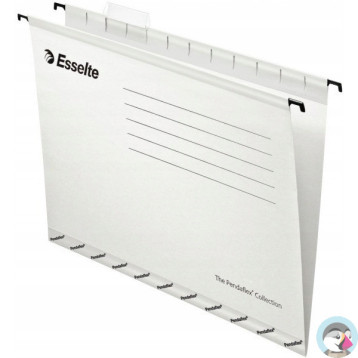 Teczki zawieszane A4 PENDAFLEX STANDARD białe 25szt 90319 ESSELTE