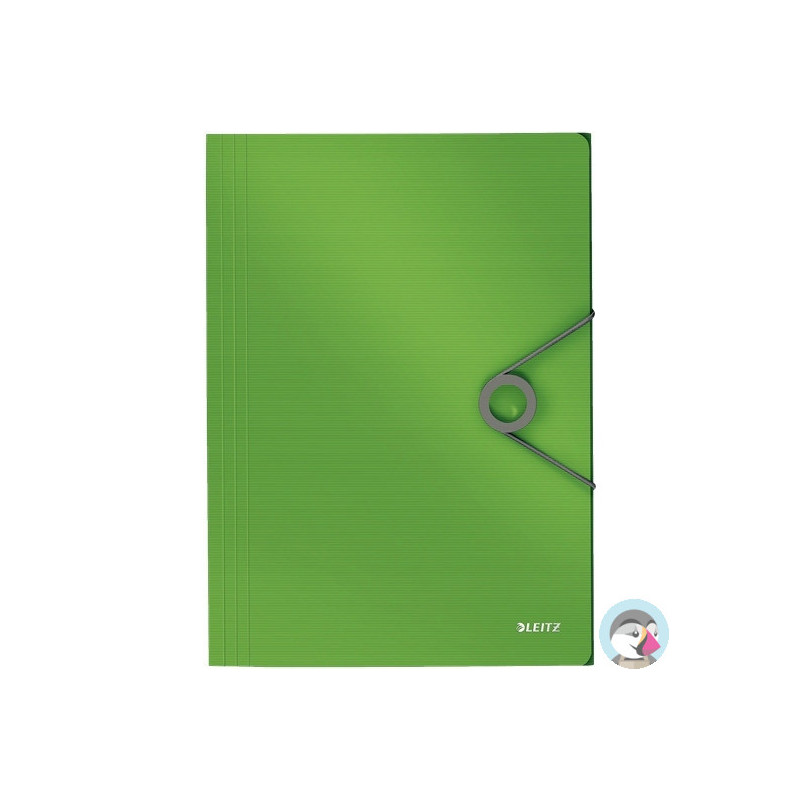 Teczka z gumką A4 PP SOLID jasnozielona 45631050 LEITZ