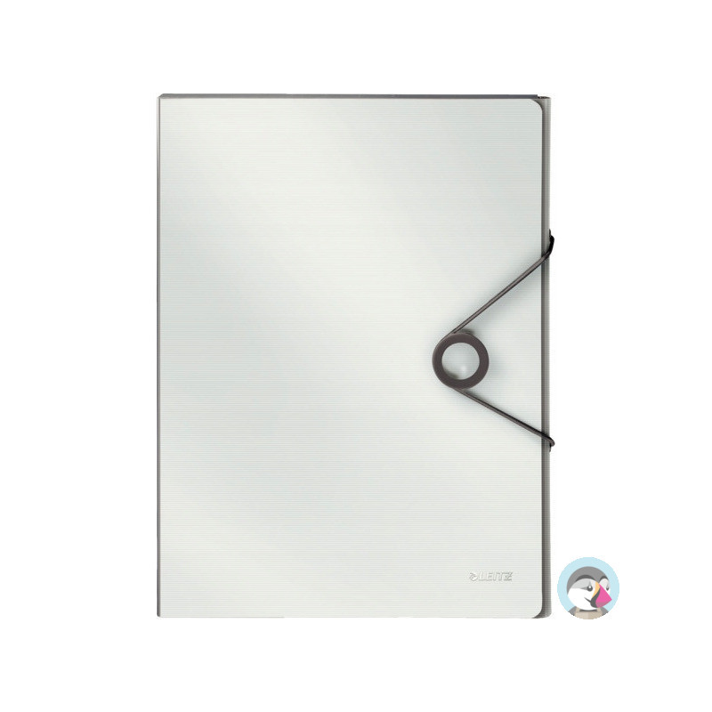 Teczka z gumką PP LEITZ SOLID 30mm biała 45681001