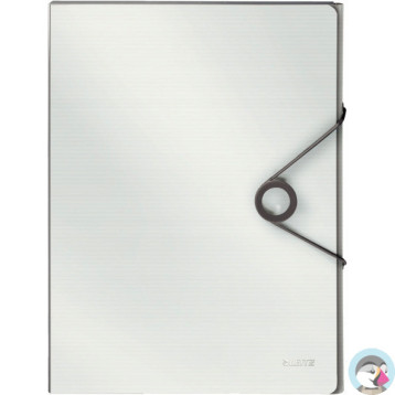 Teczka z gumką PP LEITZ SOLID 30mm biała 45681001
