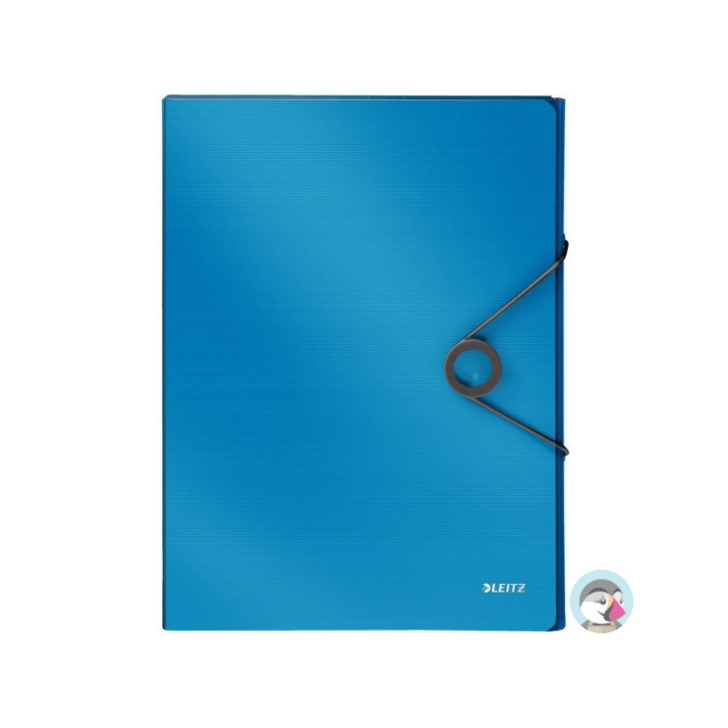 Teczka z gumką PP LEITZ SOLID 30mm jasnoniebieska 45681030