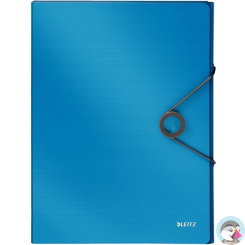 Teczka z gumką PP LEITZ SOLID 30mm jasnoniebieska 45681030