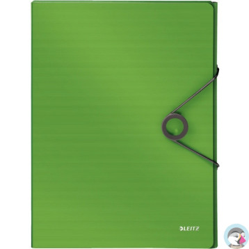 Teczka z gumką PP LEITZ SOLID 30mm jasnozielona 45681050