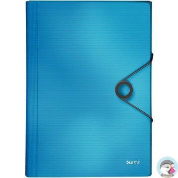 Teczka z przegródkami PP LEITZ SOLID jasnoniebieska 45791030