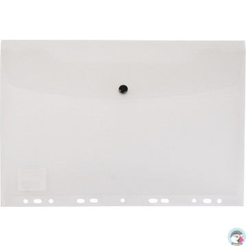 Teczka kopertowa na dokumenty A4 wpinana do segregatora PVC przezroczysta TP-12-05 BIURFOL