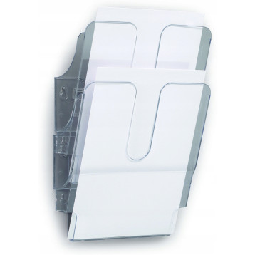 Pojemnik pionowy na dokumenty przezroczysty FLEXIPLUS A4 (2sztuki) 1709008400 DURABLE Pojemnik pionowy na dokumenty przezroczysty FLEXIPLUS A4 (2sztuki) 1709008400 DURABLE