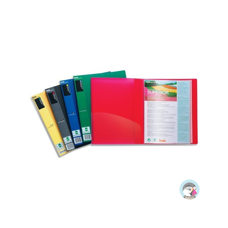 Album ofertowy A4 20kieszeni czerwony DCF142B SUPERIOR PENTEL
