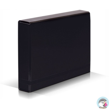 Teczka z gumką BOX CARIBIC czarna 5cm 341/02 VAUPE