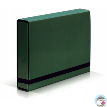 Teczka z gumką BOX CARIBIC zielona 5cm 341/06 VAUPE