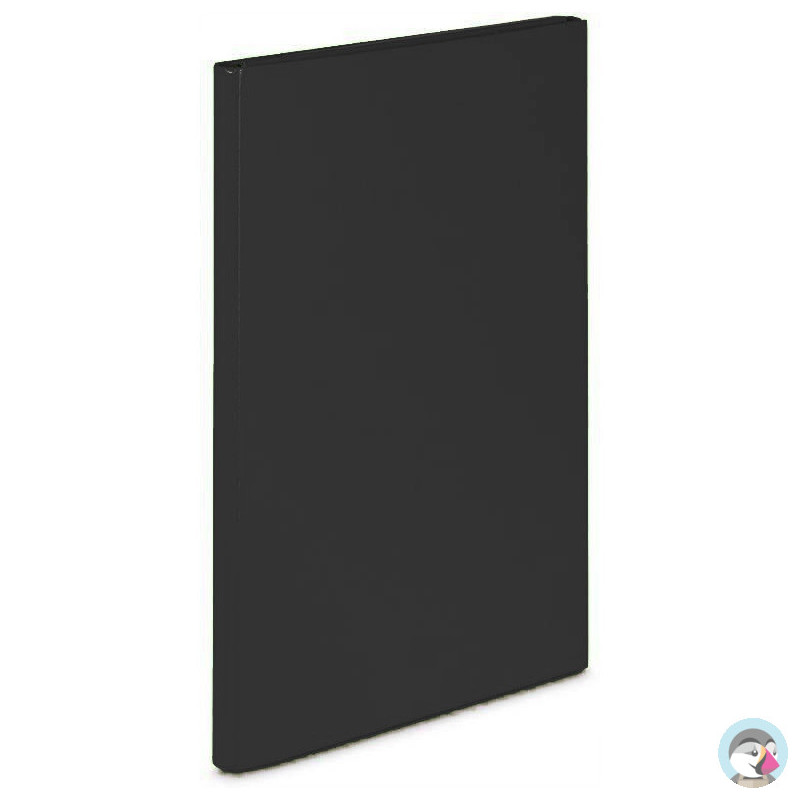 Teczka skrzydłowa z rzepem CARIBIC 2cm czarna 343/02 VAUPE