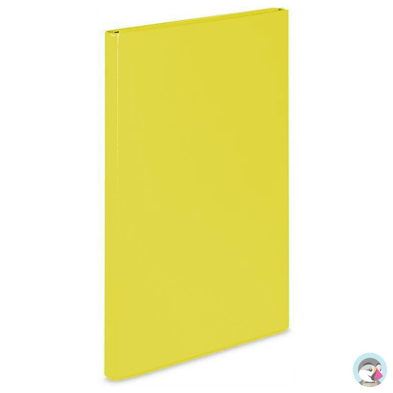 Teczka skrzydłowa z rzepem CARIBIC 2cm żółta 343/28 VAUPE