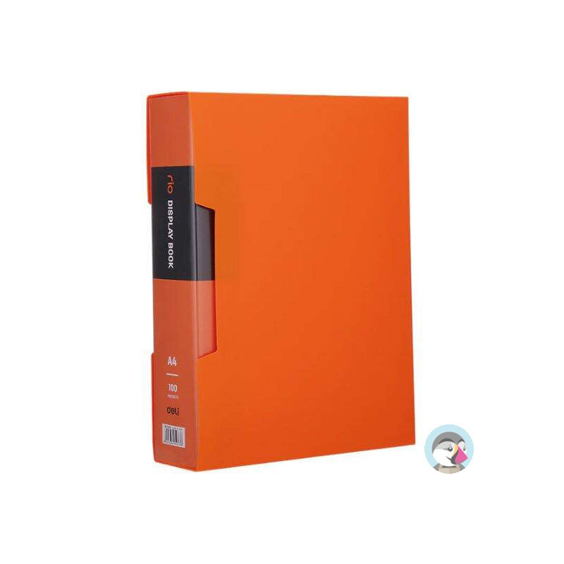 Album ofertowy A4 100 koszulek RIO pomarańczowy E5037 ORANGE DELI