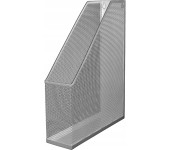 Pojemnik na czasopisma NATUNA siatka srebrny 250x72x320mm