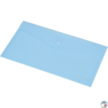 Teczka kopertowa A6 przezroczysta C4532 niebieska 0410-0052-03 Panta Plast