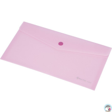 Teczka kopertowa A6 przezroczysta C4532 różowa 0410-0052-13 Panta Plast