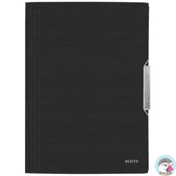 Teczka z gumką LEITZ STYLE 15mm A4 Satynowa czerń 39770094