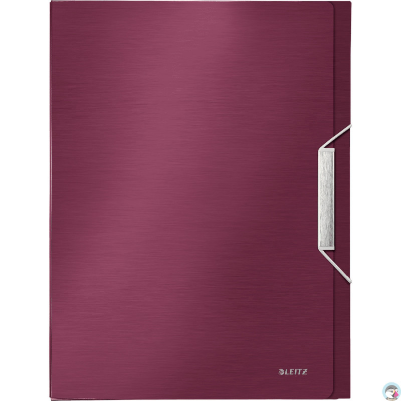 Teczka z gumką LEITZ STYLE 30mm A4 Rubinowa czerwień 39560028