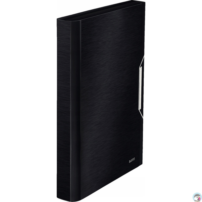 Teczka 6przegródek LEITZ STYLE A4 Satynowa czerń 250k 39570094