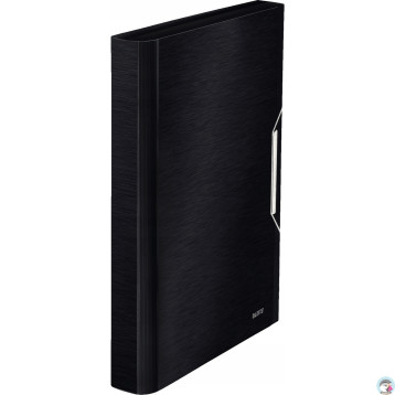Teczka 6przegródek LEITZ STYLE A4 Satynowa czerń 250k 39570094