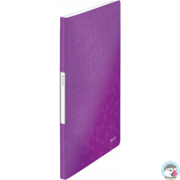 Album ofertowy 20kieszeni LEITZ WOW fioletowy 46310062