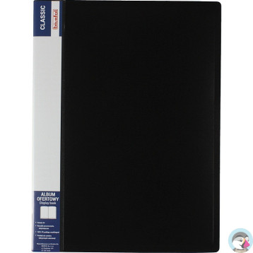 Album ofertowy na dokumenty 30 kieszeni CLASSIC czarny AOF-03-05 BIURFOL