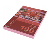 Papier ksero A4 160g KRESKA różowy 100ark