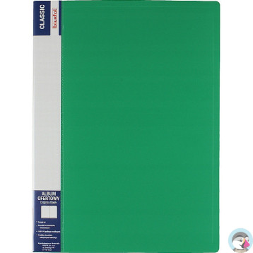 Album ofertowy na dokumenty 40 kieszeni CLASSIC zielony AOF-04-02 BIURFOL