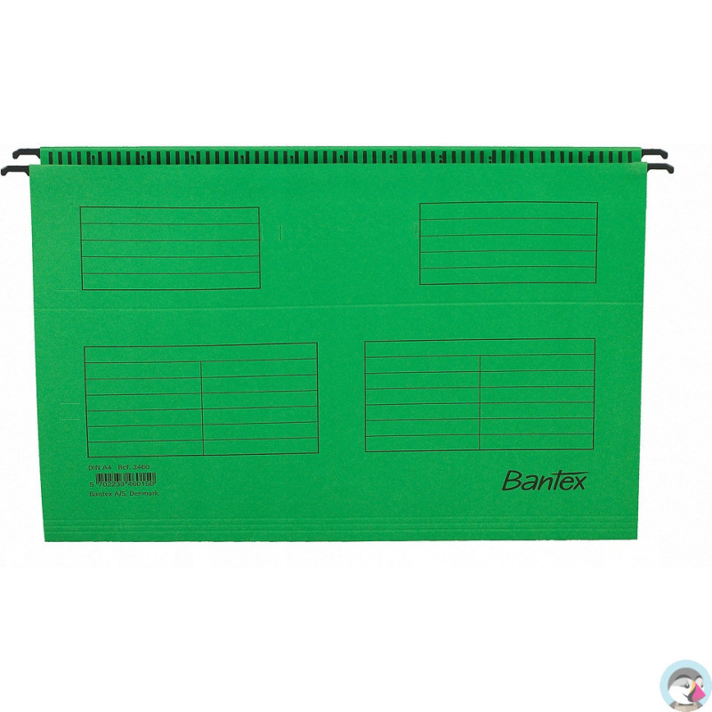 Teczka zawieszana na dokumenty STANDARD zielona 100331436 BANTEX