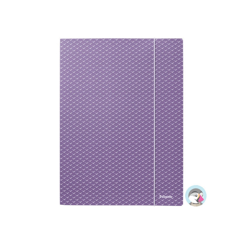 Teczka kartonowa z gumką Colour`Breeze A4 lawendowa 628495 ESSELTE