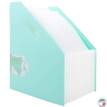 Organizer wolnostojący harmonijkowy A4 MACARON zielony B41102 GREEN DELI