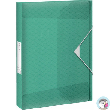 Teczka z gumką Esselte Colour`Breeze 25mm zielony 626260