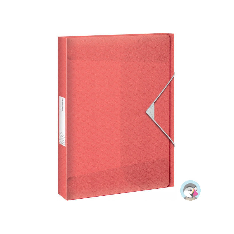 Teczka z gumką Esselte Colour`Breeze 25mm koralowy 628449