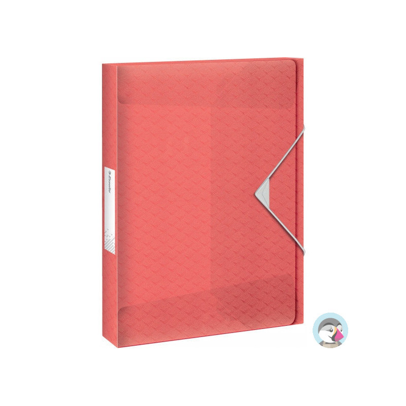 Teczka z gumką Esselte Colour`Breeze 40mm koralowy 628451