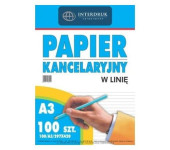 Papier kancelaryjny A3 linia (100) INTERDRUK