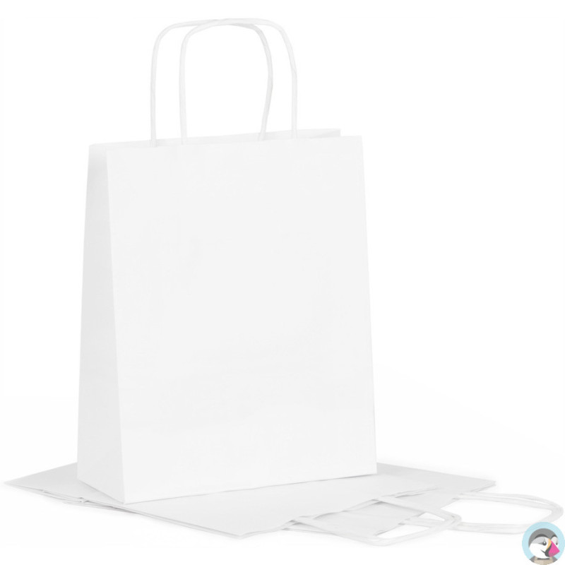 Torba ekologiczna ECOBAG 180x80x225mm biała
