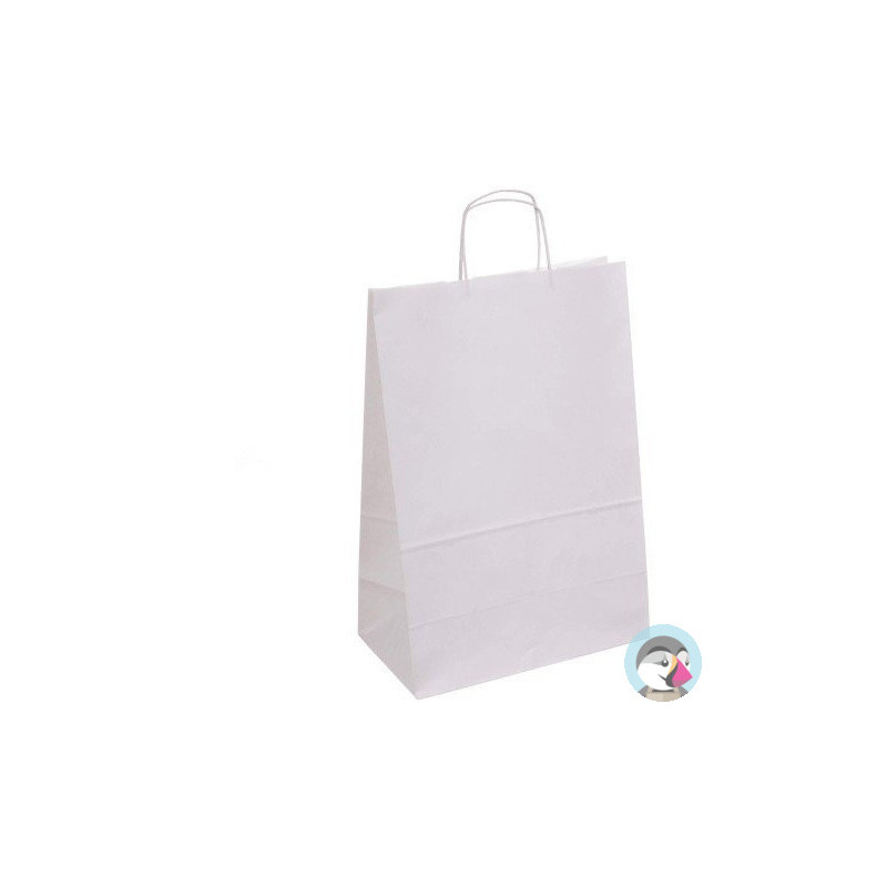 Torba ekologiczna ECOBAG 305x170x425mm biała 110101040000