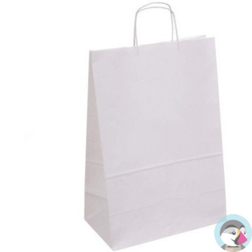 Torba ekologiczna ECOBAG 305x170x425mm biała 110101040000