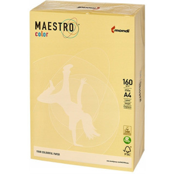 Papier ksero A4 160g MAESTRO COLOR YE23 pastel żółty (250ark) Papier ksero A4 160g MAESTRO COLOR YE23 pastel żółty (250ark)
