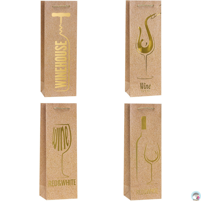 Torebka prezentowa 12x36x9cm TBF-24013-HS-BB ROZETTE