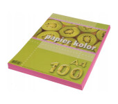 Papier ksero A4 KRESKA różowy 100ark